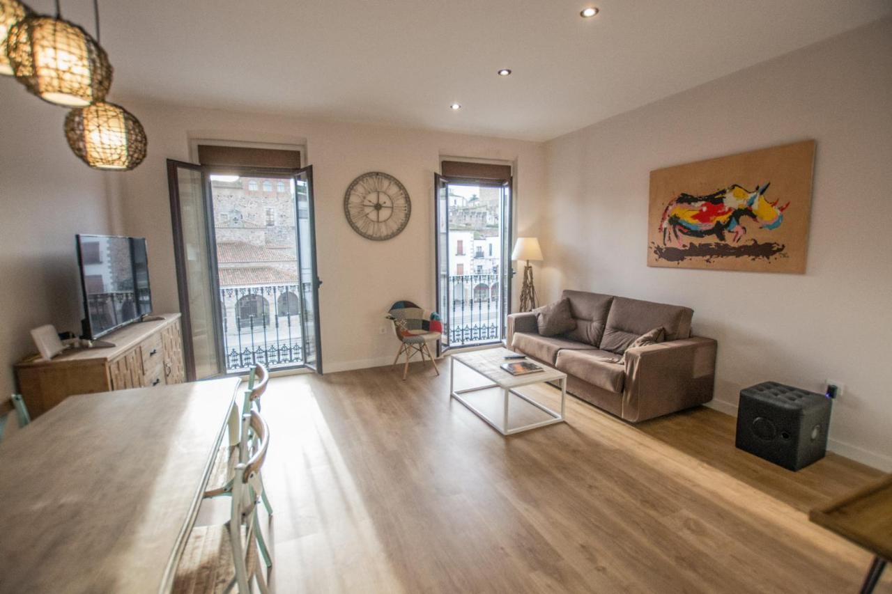 Apartamento Plaza Mayor Caces Exterior foto